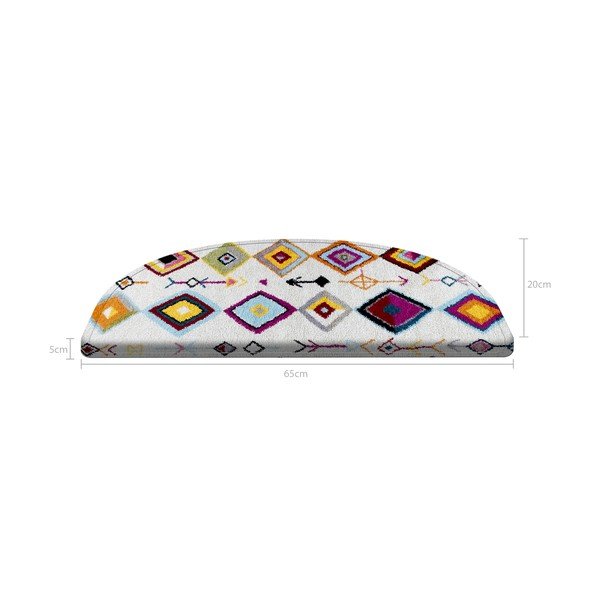 Gradini per scale in set da 16 pezzi 65x20 cm Ethnic - Vitaus-image-4