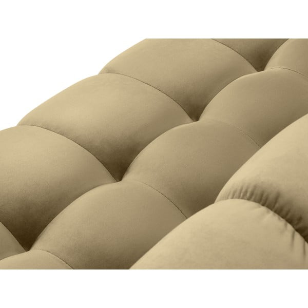 Divano in velluto beige Bali - Cosmopolitan Design-image-1