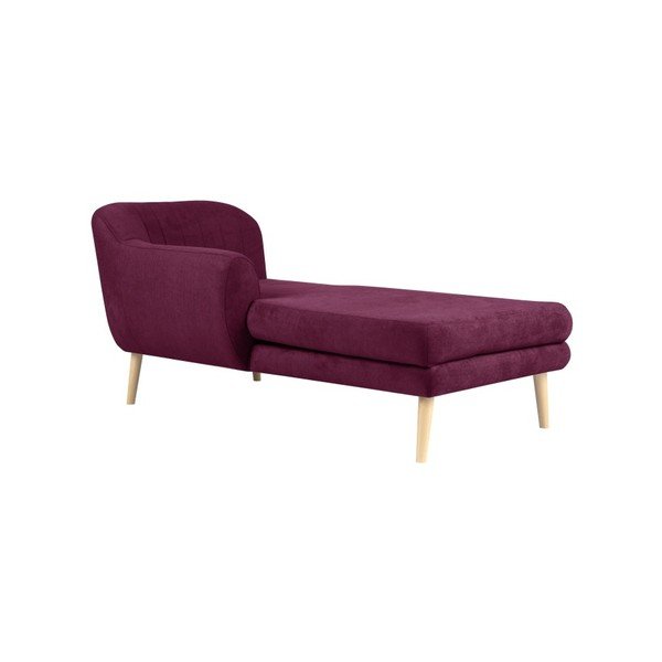 Sedia lounge Sardaigne viola - Mazzini Sofas-image-1