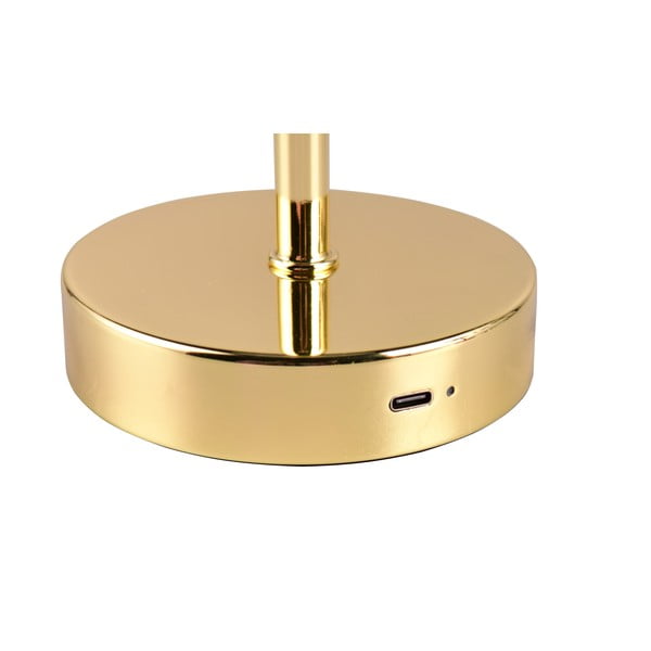 Lampada da tavolo a LED dimmerabile in oro (altezza 30 cm) Jeff - Reality-image-3