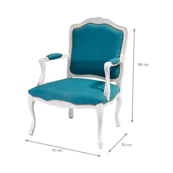 Sedia Ocean Patchwork bianca e blu - Evergreen House-image-4