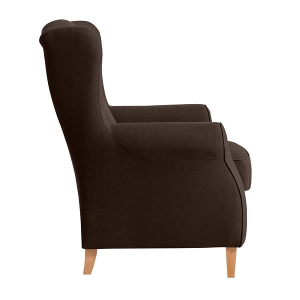 Poltrona marrone scuro Lorris Chocolate - Max Winzer-image-2