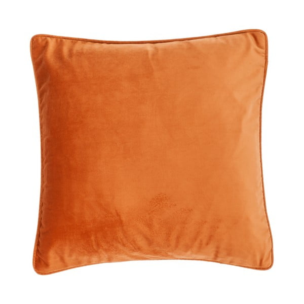 Cuscino arancione scuro Vellutato, 45 x 45 cm - Tiseco Home Studio