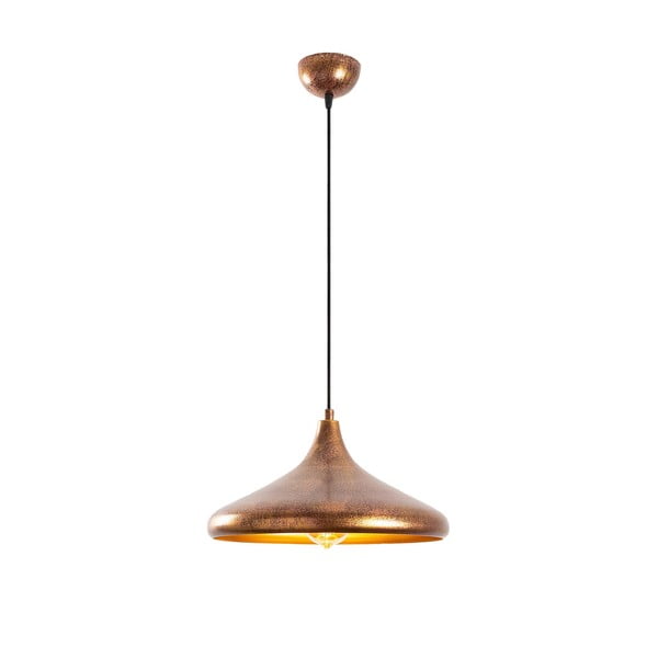 Lampadario color rame con paralume in metallo ø 34 cm Barek – Opviq lights