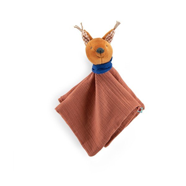 Cuscino per dormire in cotone biologico Squirrel - Moulin Roty-image-2