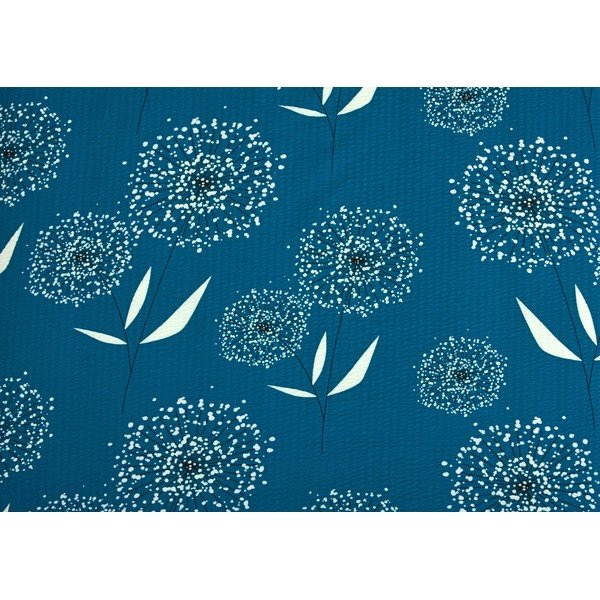 Lenzuola in crêpe blu per letto singolo 140x200 cm Dandelions - Unknown-image-1