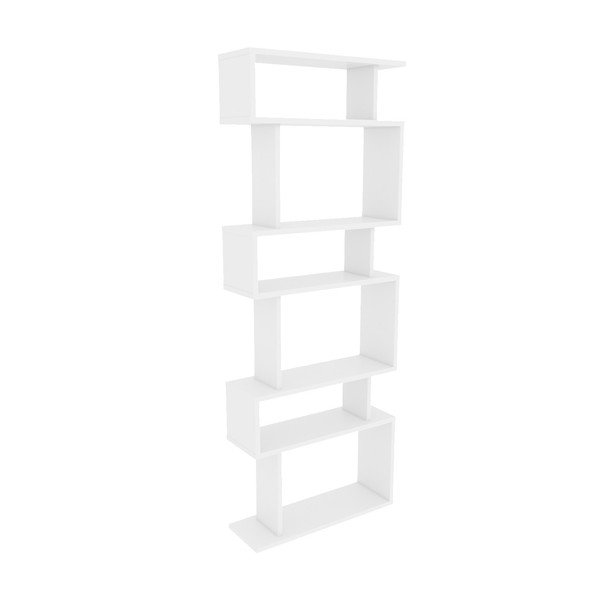 Libreria bianca 60x160 cm Bates - Kalune Design-image-2