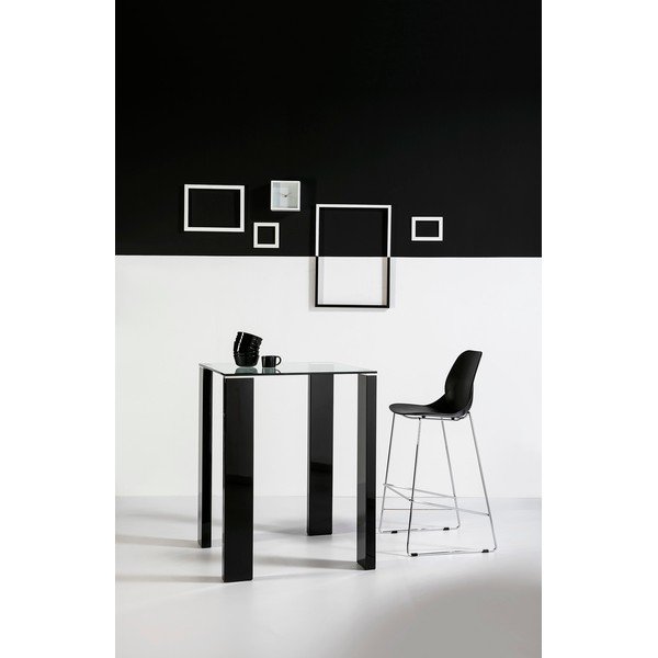 Set di 4 sedie da bar nere Greta - Marckeric-image-4