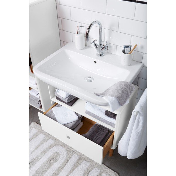 Mobile bianco sotto il lavabo 66x45 cm Color Bath - Tom Tailor-image-1