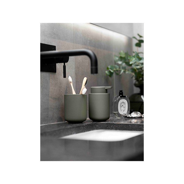 Dispenser di sapone in gres verde 0,25 l Ume - Zone-image-1