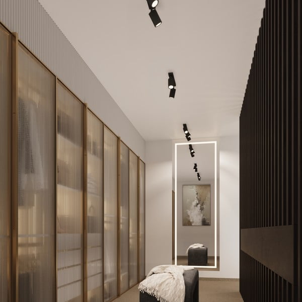 Faretto nero 6,5x30 cm Gleam – Sollux-image-4