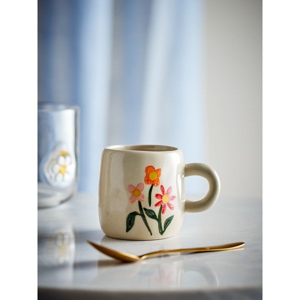 Tazza per bambini color crema in gres 110 ml Millie – Bloomingville Mini-image-1