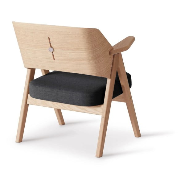 Poltrona in rovere grigio scuro Findahl di Hammel Me Tube - Hammel Furniture-image-3