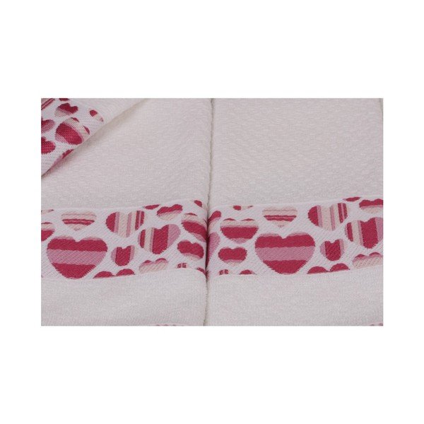 Set di sei asciugamani con cuori In Love - Foutastic-image-3