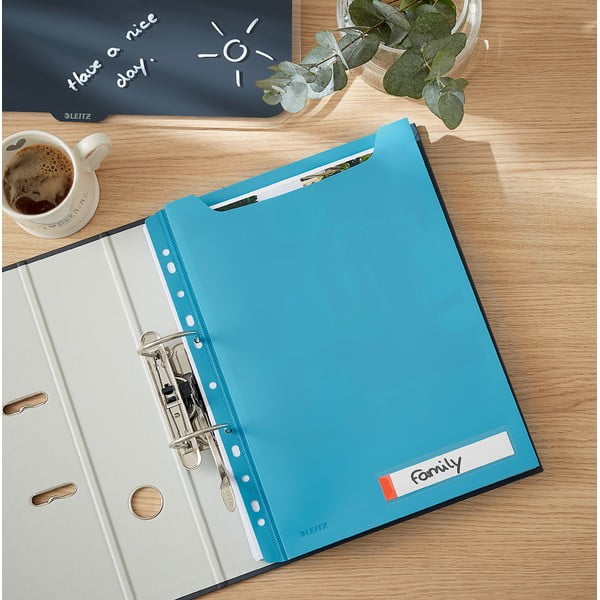 Cartelle per ufficio blu a grande capacità, A4 Cosy - Leitz-image-1