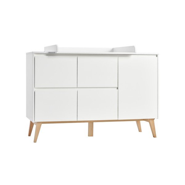 Cassettiera bianca per bambini , 148 x 92 cm Swing - Pinio-image-2