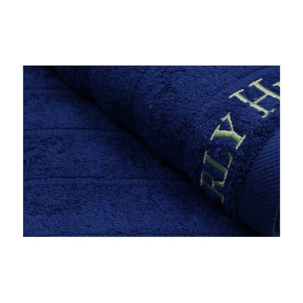Set di 2 asciugamani blu scuro, 90 x 50 cm - Unknown-image-2