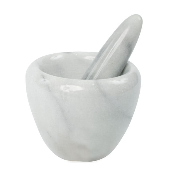 Bílý mramorový hmoždíř T&G Woodware Marble