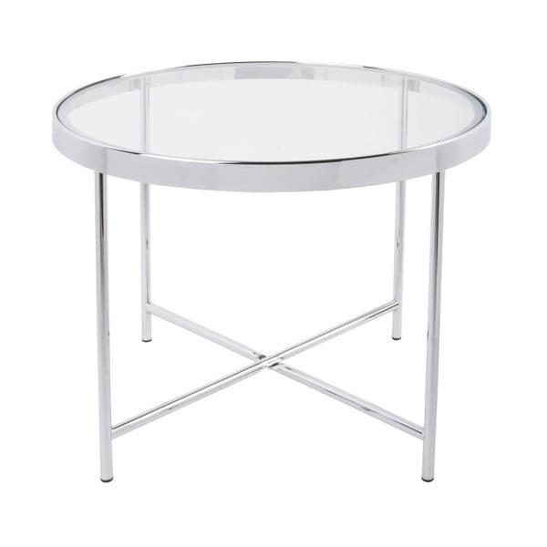 Tavolino bianco Smooth, ⌀ 60 cm - Leitmotiv