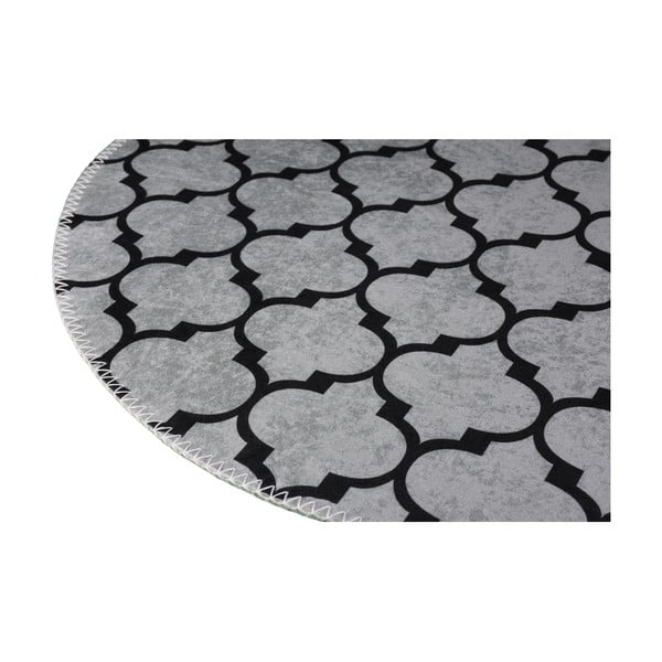 Tappeto lavabile grigio scuro 120x180 cm - Vitaus-image-2