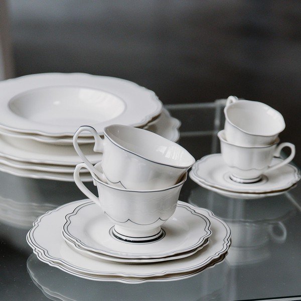 Set di piatti bianchi 2 pz ø 28 cm Odette – S|P Collection-image-2