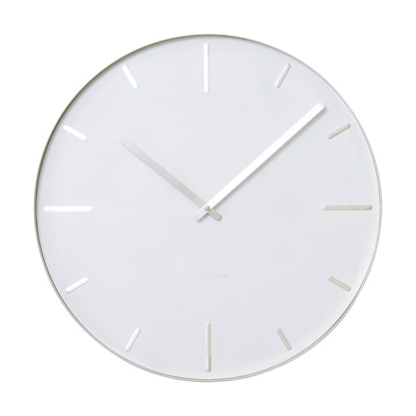 Bílé hodiny Present Time Belt