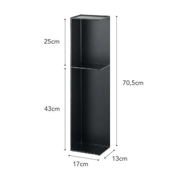 Supporto in metallo per carta igienica Tower - YAMAZAKI-image-4