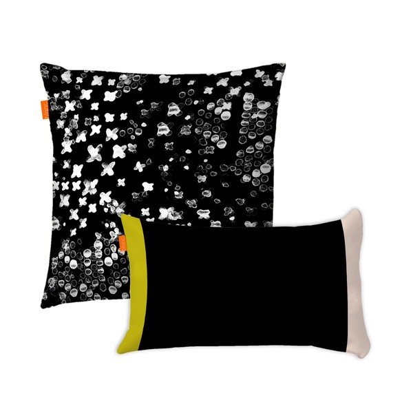 Set di 2 federe in cotone Starlight - Blanc