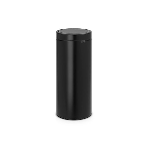 Cestino per la spazzatura nero opaco in acciaio touch 30 l Touch Bin – Brabantia