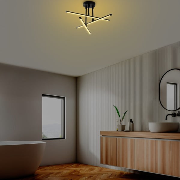 Plafoniera LED nera 26x51 cm Umut – Opviq lights-image-3