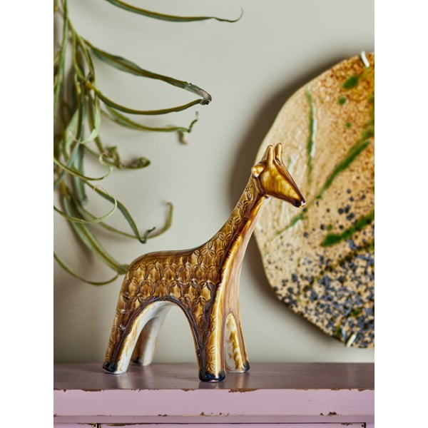 Statuetta in gres (altezza 20,5 cm) Longuro - Bloomingville-image-1