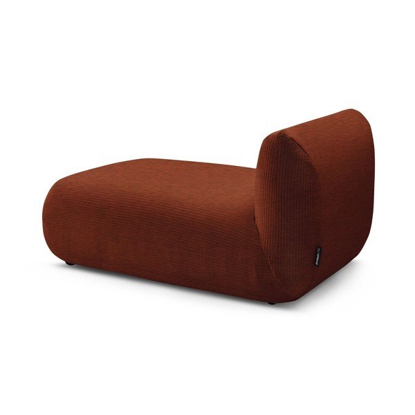 Modulo divano in velluto a coste arancione Lecomte - Bobochic Paris-image-3