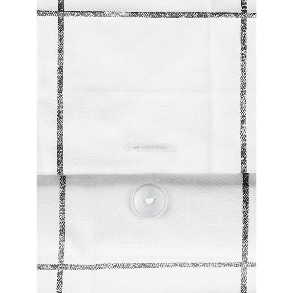 Federa decorativa bianca in percalle di cotone , 40 x 80 cm - Westwing Collection-image-1