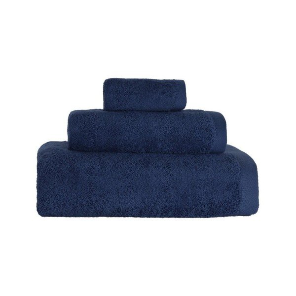 Set di 3 asciugamani Artex blu scuro Alfa - Boheme