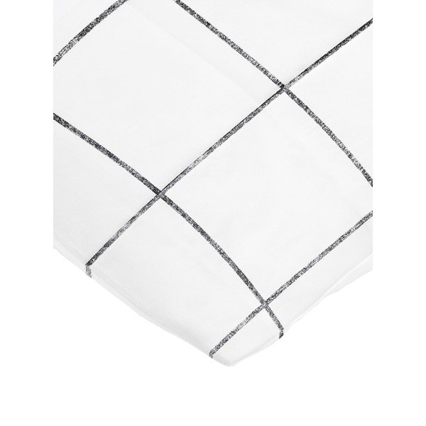 Federa decorativa bianca in percalle di cotone , 40 x 80 cm - Westwing Collection-image-2