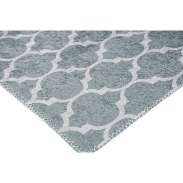 Tappeto lavabile grigio chiaro e crema 180x120 cm - Vitaus-image-2