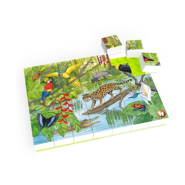 Puzzle della foresta pluviale per bambini - Hubelino