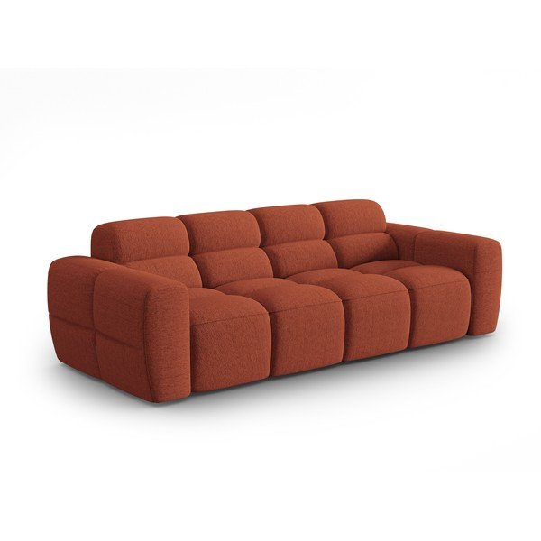 Divano color mattone 256 cm Lisa - Micadoni Home-image-2