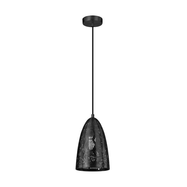 Lampada a sospensione nera con paralume in metallo ø 20 cm Bene - Candellux Lighting