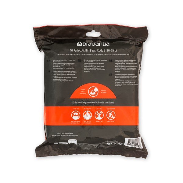 Sacchetti della spazzatura 40 pz 25 l PerfectFit J - Brabantia-image-4