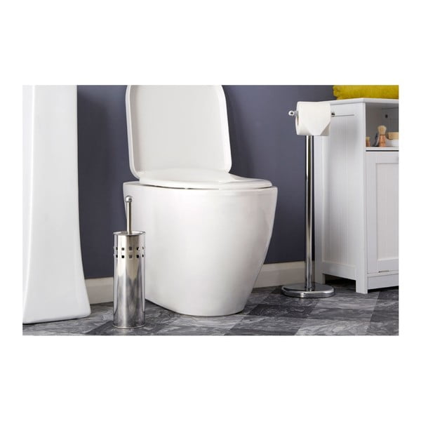 Scopino WC color argento opaco in acciaio inox Indy – Premier Housewares-image-1