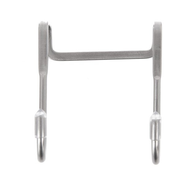 Set di ganci da appendere argentati in acciaio inox 2 pz – Orion-image-2