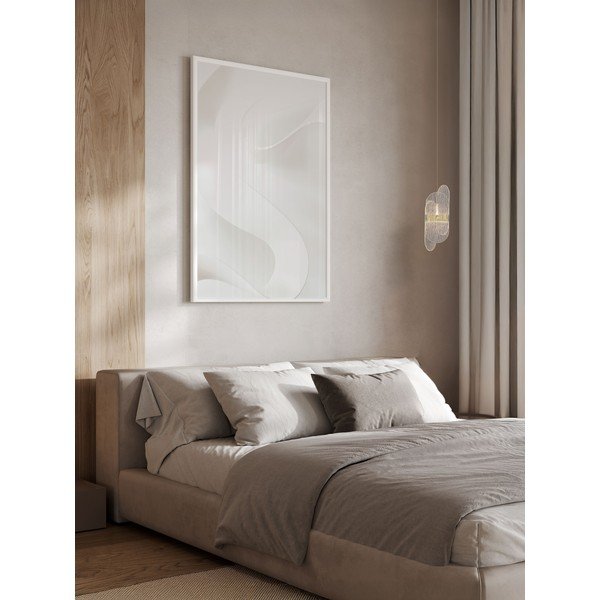 Lampadario LED color ottone in metallo con paralume in vetro con intensità regolabile ø 14 cm Lucien – Nova Luce-image-1
