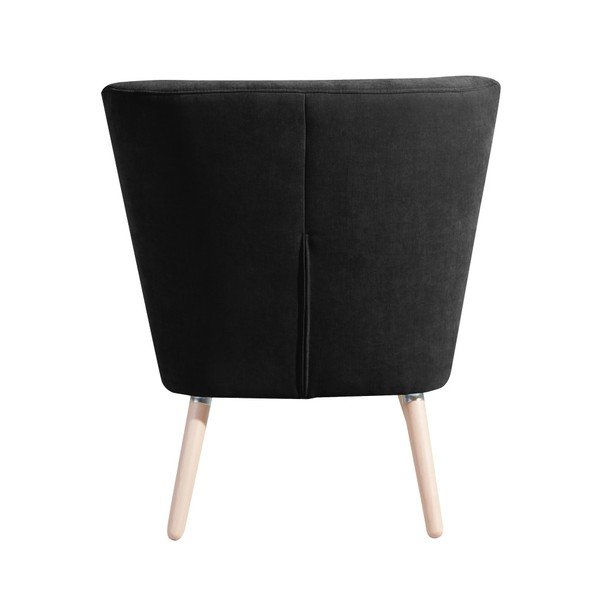 Poltrona nera Neele Velor - Max Winzer-image-2