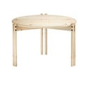 Tavolino rotondo in legno di pino in colore naturale ø 60 cm Sticks - Karup Design