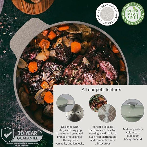 Casseruola da forno con coperchio incluso 4 l Signature Range – Cooksmart ®-image-2
