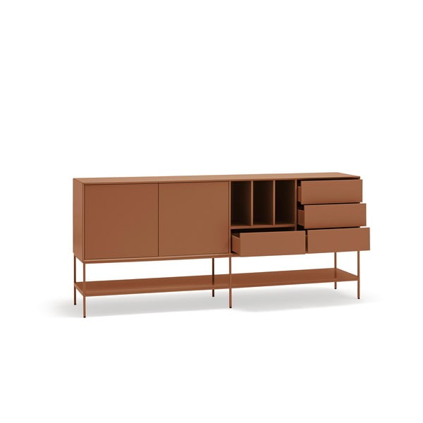 Cassettiera color mattone 220x98x45 cm Platt – Teulat-image-3