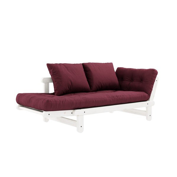 Divano variabile Beat bianco/bordeaux - Karup Design-image-4