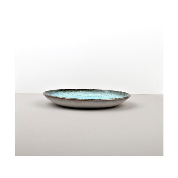 Piatto ovale in ceramica blu, 24 x 20 cm Sky - MIJ-image-2