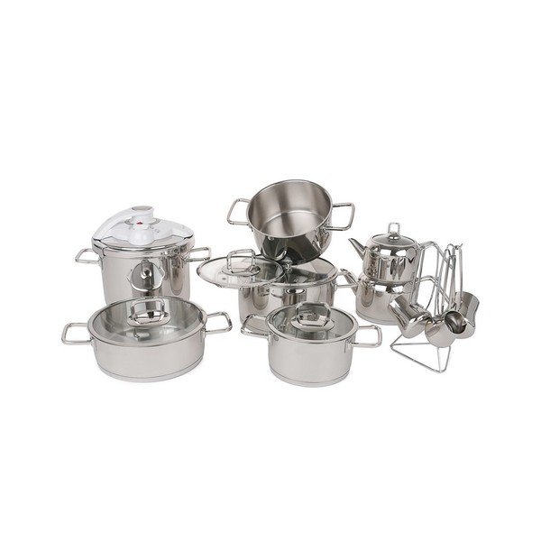 Set di 18 utensili da cucina in acciaio Anthony - Kütahya Porselen